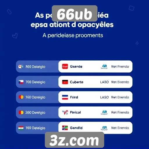 Opções de pagamento disponíveis no 66ub
